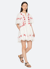 Catharina Mini Dress Cream / Sea New York Discount