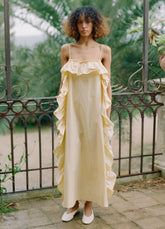 Lisette Dress Yellow / Sea New York Sale