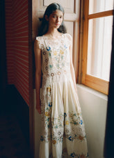 Adonna Dress Cream / Sea New York US