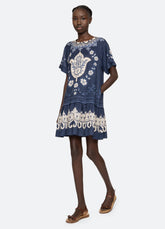 Emelina S/S Dress Navy / Sea New York US