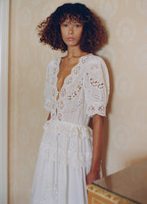 Sofia Dress Cream / Sea New York