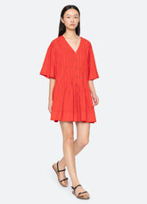 Alberte Tunic Red / Sea New York
