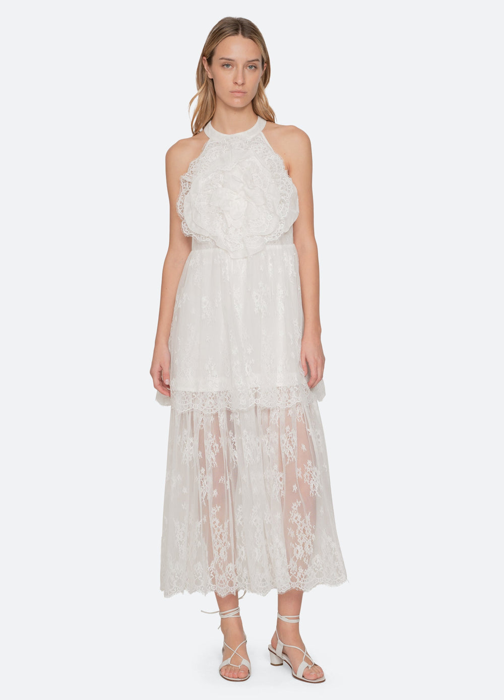 Holden Dress White / Sea New York