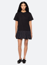 Alberta Combo Dress Black / Sea New York US