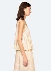 Pippa Top Cream / Sea New York