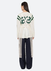 Gardener Apron Cream / Sea New York Sale