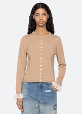 Diane Cardigan Camel / Sea New York Sale