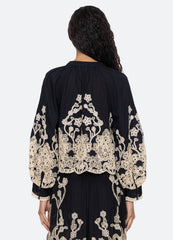 Gracelyn L/S Top Black / Sea New York For Sale