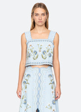Audra Top Blue / Sea New York Outlet