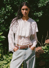 Marja Blouse Pearl / Sea New York Discount