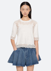 Leila Sweater Cream / Sea New York Discount