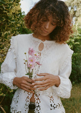 Teagan Vest Cream / Sea New York Sale