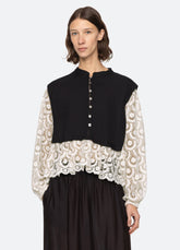 Ellison Top Black / Sea New York Sale