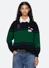 Carolyn L/S Rugby Shirt Multi / Sea New York For Sale