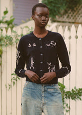 Demi Cardigan Navy / Sea New York Near me