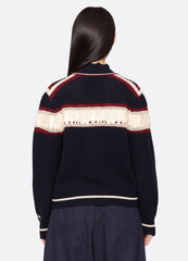 Hester Zip Cardigan Multi / Sea New York