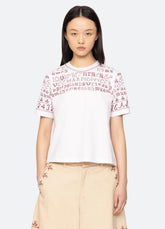 Kit T-Shirt White / Sea New York Online