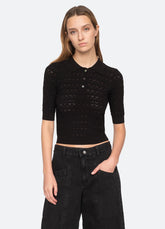 Rue Polo Sweater Black / Sea New York Outlet