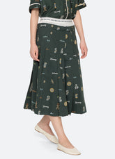 Juliet Skirt Green / Sea New York Sale