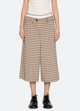 Savannah Culottes Plaid / Sea New York Discount