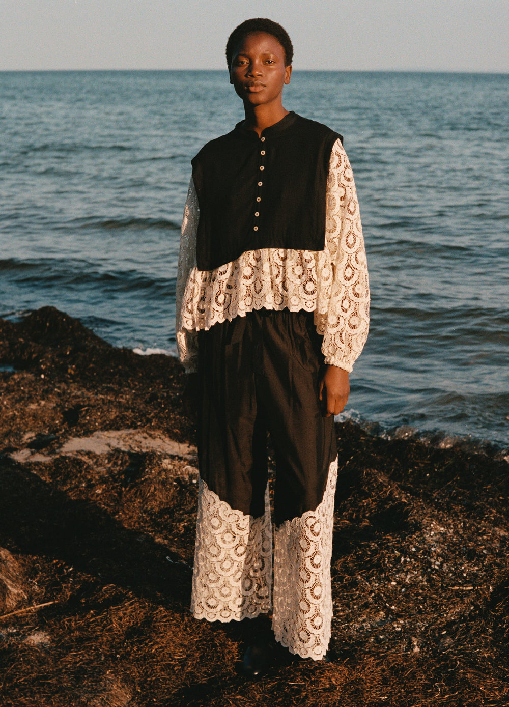 Ellison Pants Black / Sea New York US