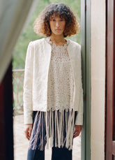 Alina Emb Jacket Cream / Sea New York Sale