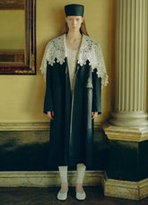 Alina Coat Black / Sea New York Outlet