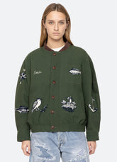 Clyde Jacket Army / Sea New York For Sale