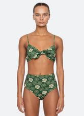 Gloria Bikini Top Green / Sea New York Discount