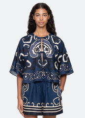 Blaise Top Navy / Sea New York For Sale