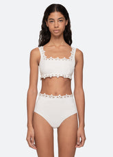 Leila Bikini Top White / Sea New York Near me