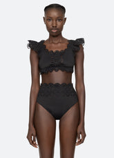 Babette Bikini Top Black / Sea New York Discount