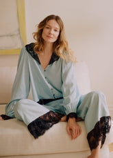Lila PJ Set Blue / Sea New York Discount