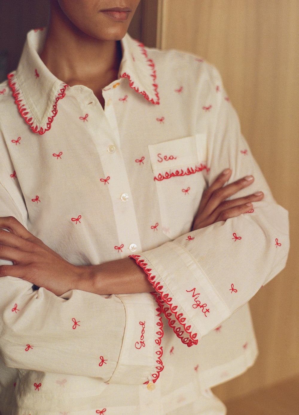 Esmee PJ Set Cream / Sea New York US