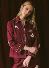Mika PJ Set Burgundy / Sea New York