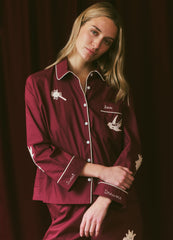 Mika PJ Set Burgundy / Sea New York