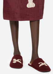 Mika Slippers Burgundy / Sea New York Online