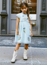 Ayda Kids Dress Blue / Sea New York Online