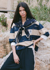 Juliet Scarf Navy / Sea New York Discount