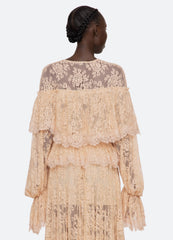 Sharleen L/S Top Khaki / Sea New York For Sale