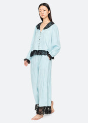 Lila PJ Set Blue / Sea New York For Sale