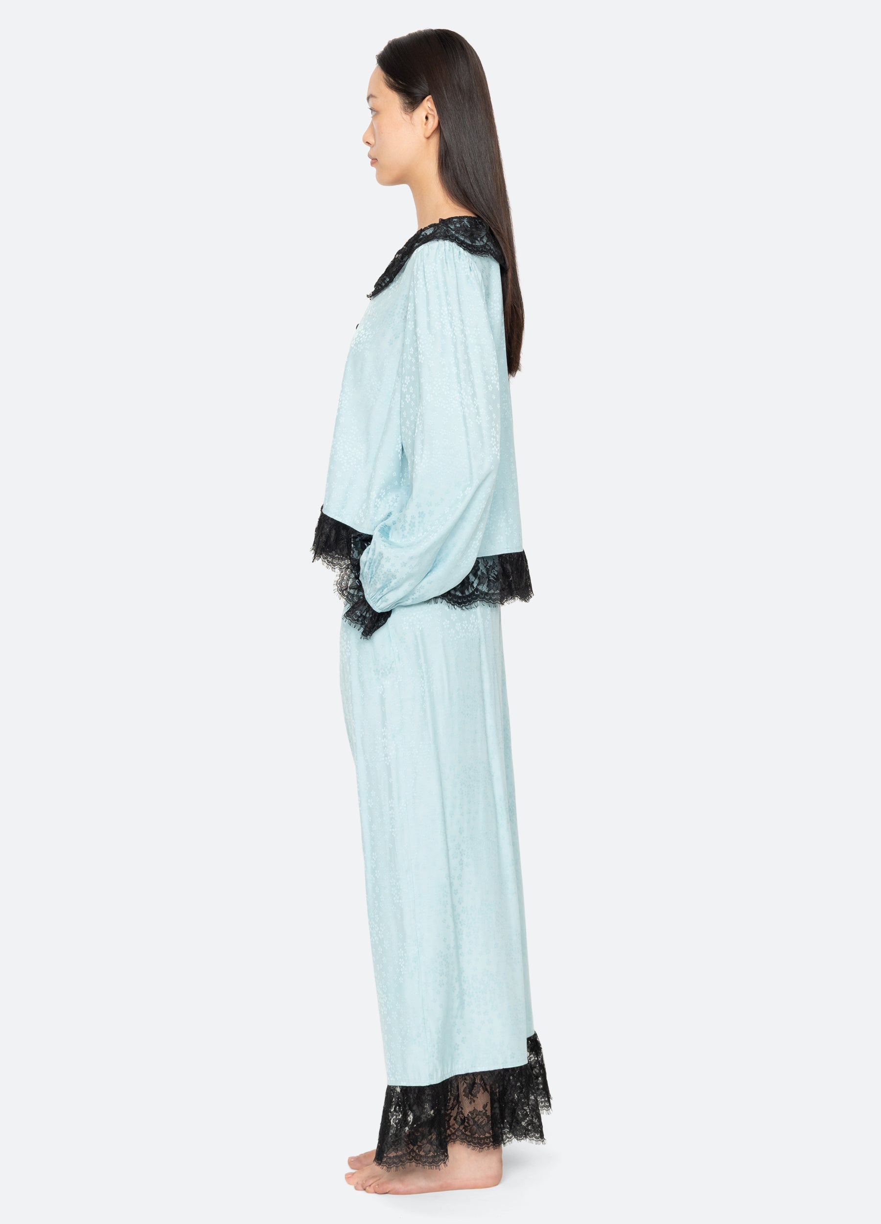 Lila PJ Set Blue / Sea New York For Sale