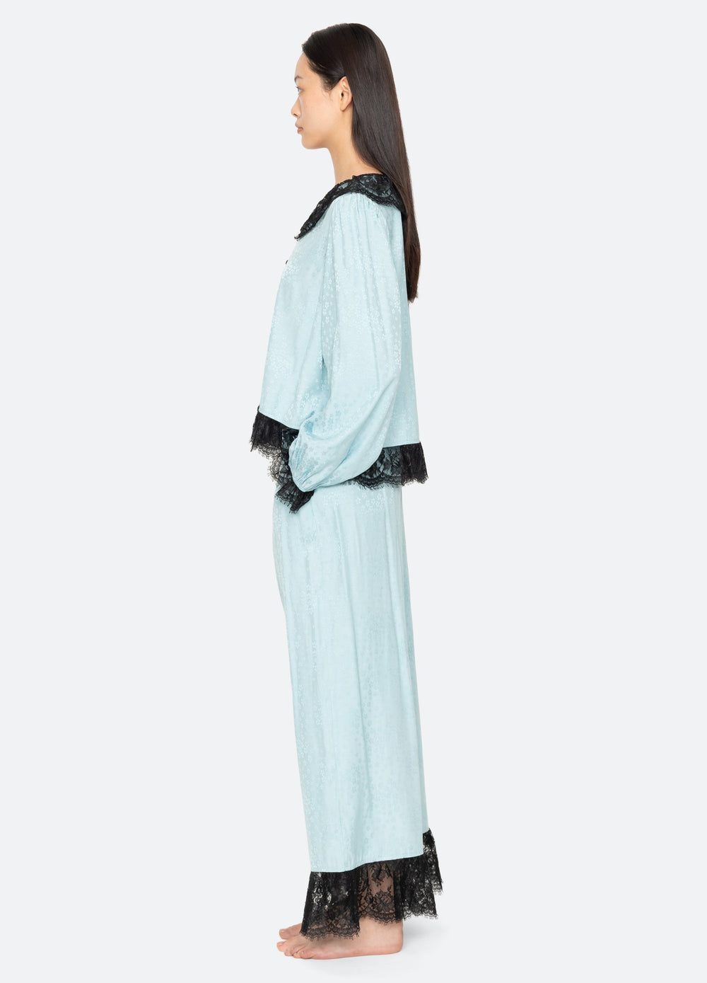 Lila PJ Set Blue / Sea New York For Sale