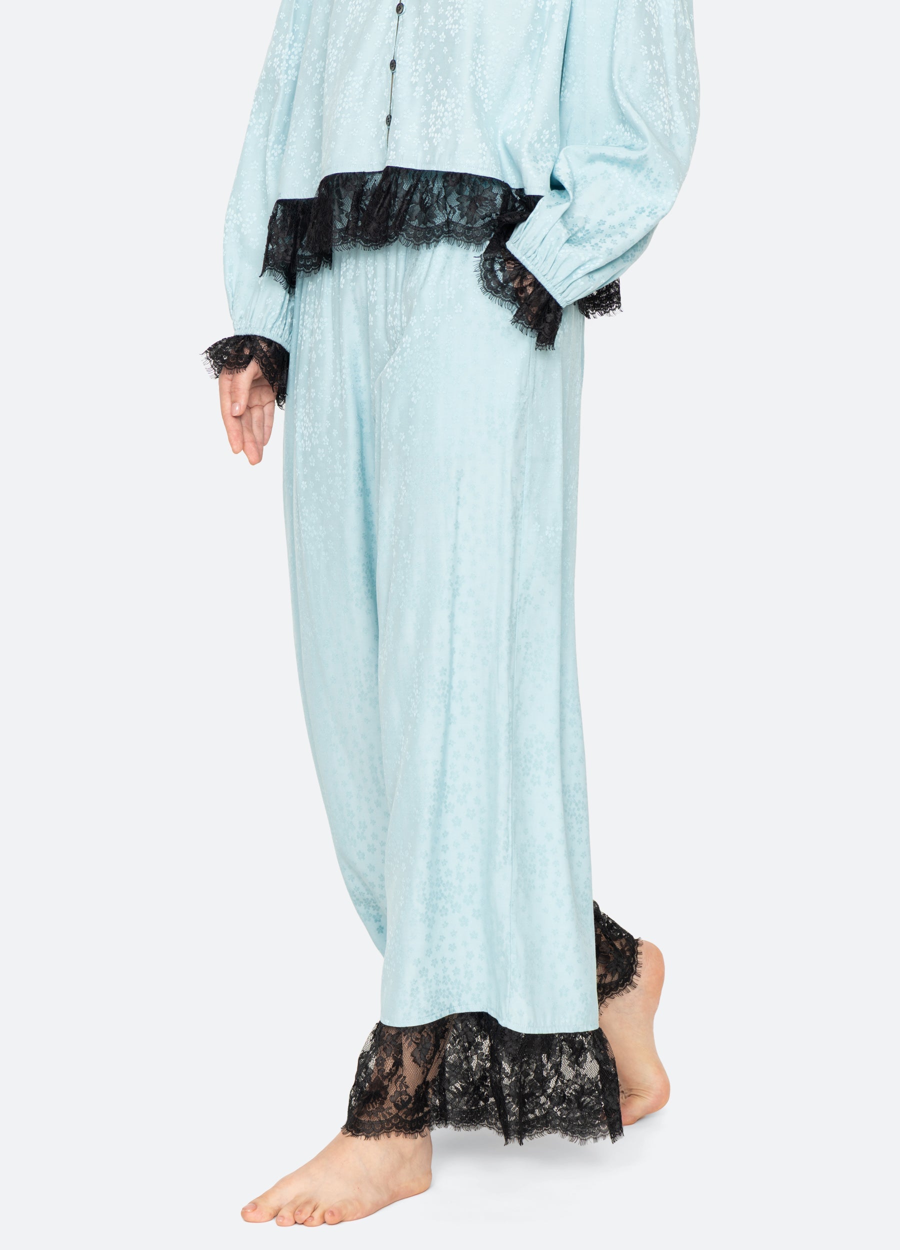 Lila PJ Set Blue / Sea New York For Sale