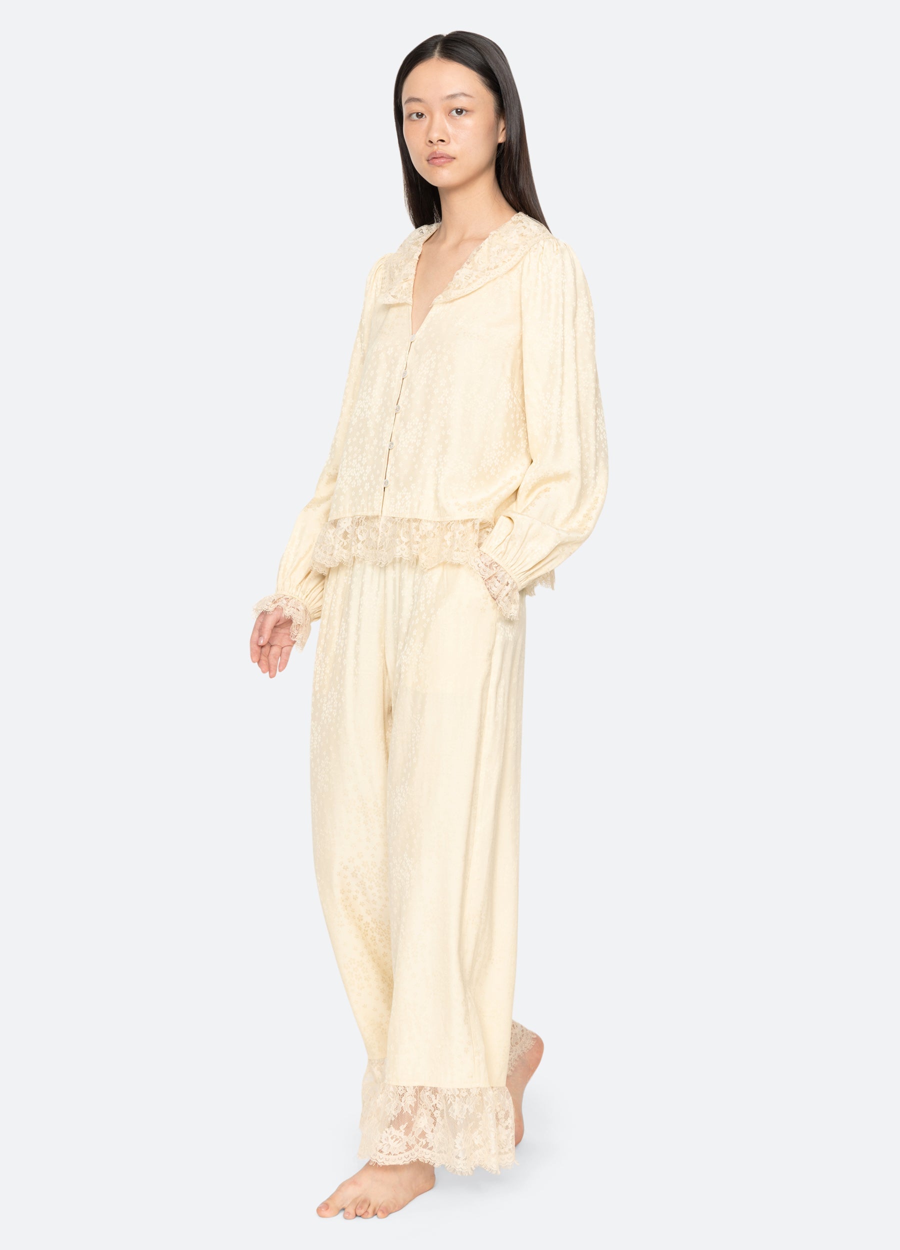 Lila PJ Set Blue / Sea New York For Sale