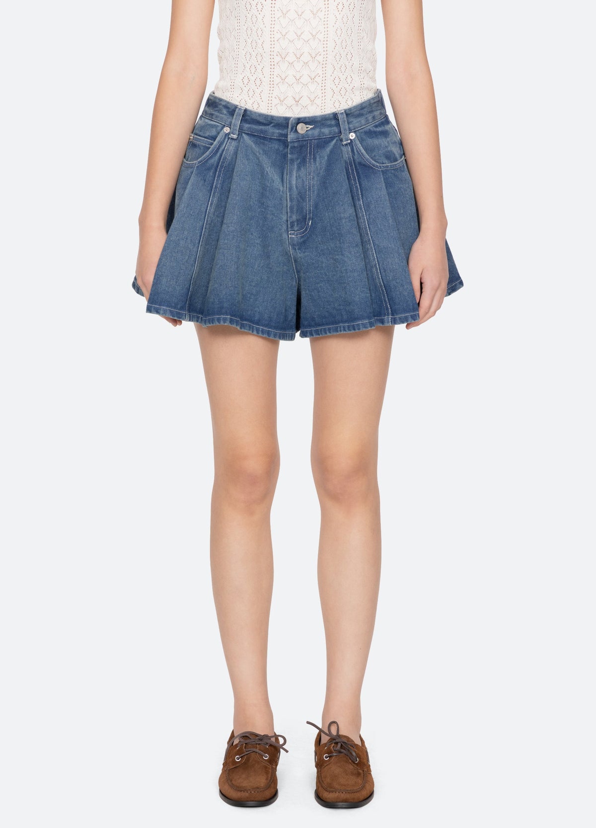 Stasia Shorts Blue / Sea New York For Sale