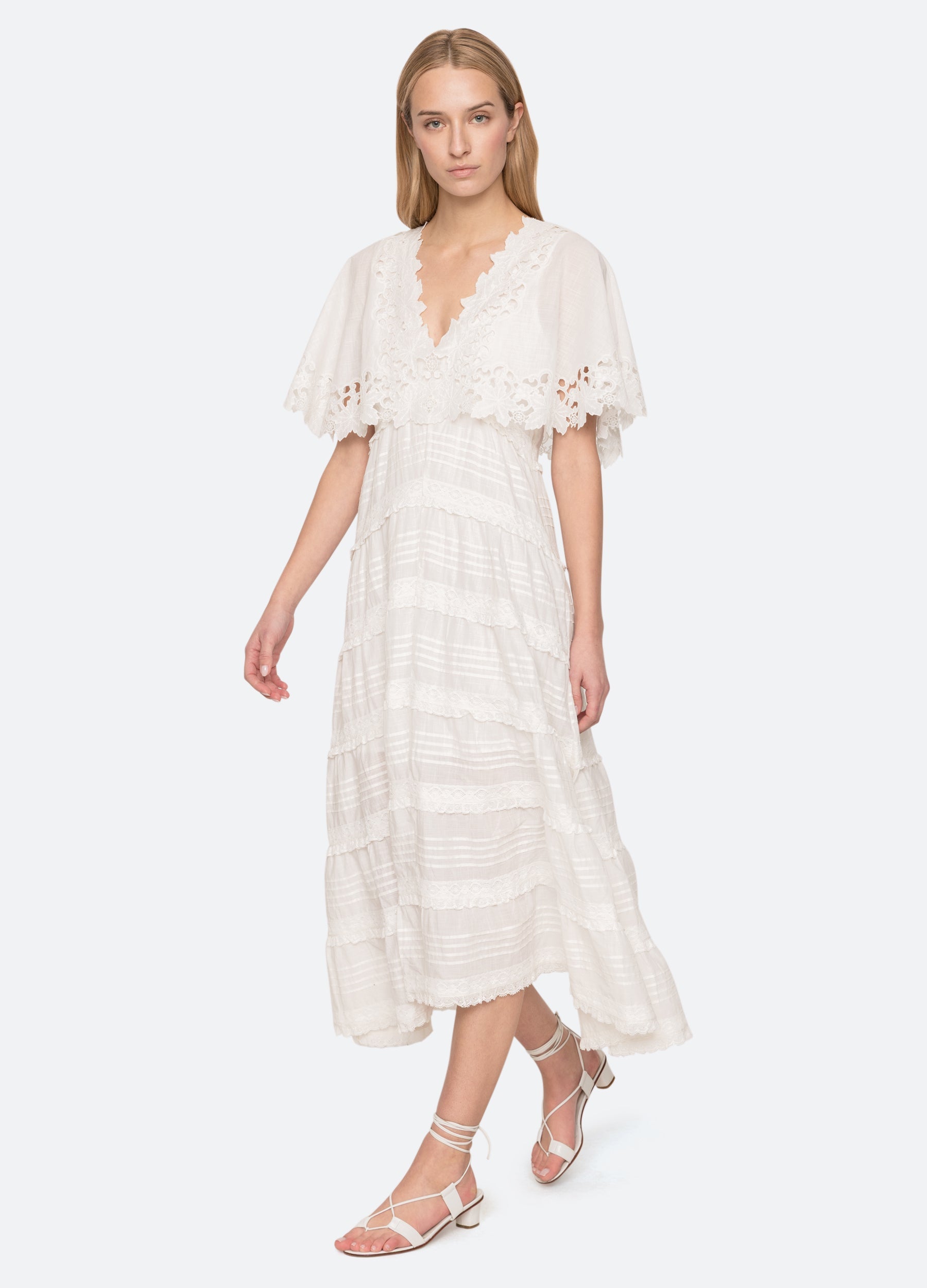 Eleannora Dress White / Sea New York Sale