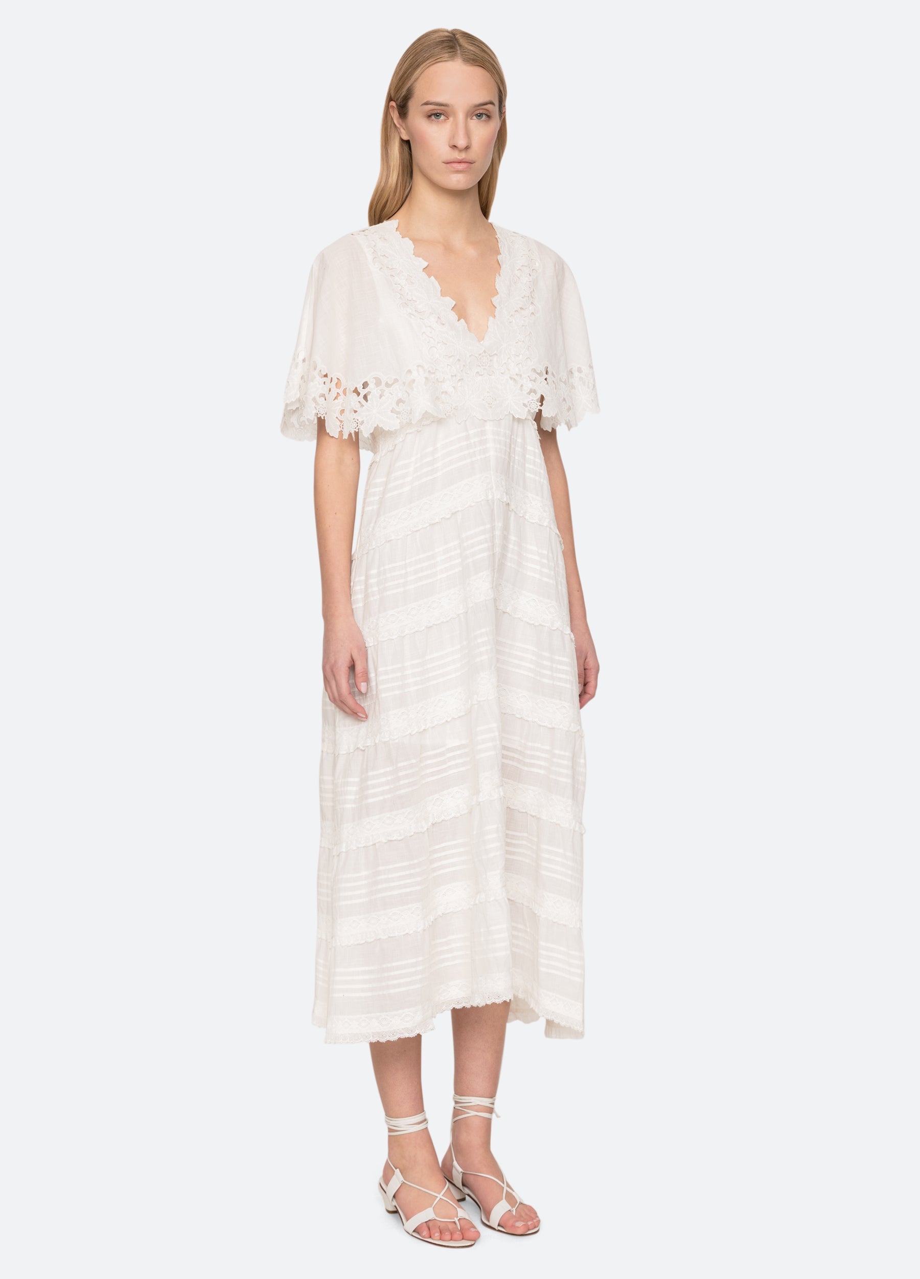 Eleannora Dress White / Sea New York Sale