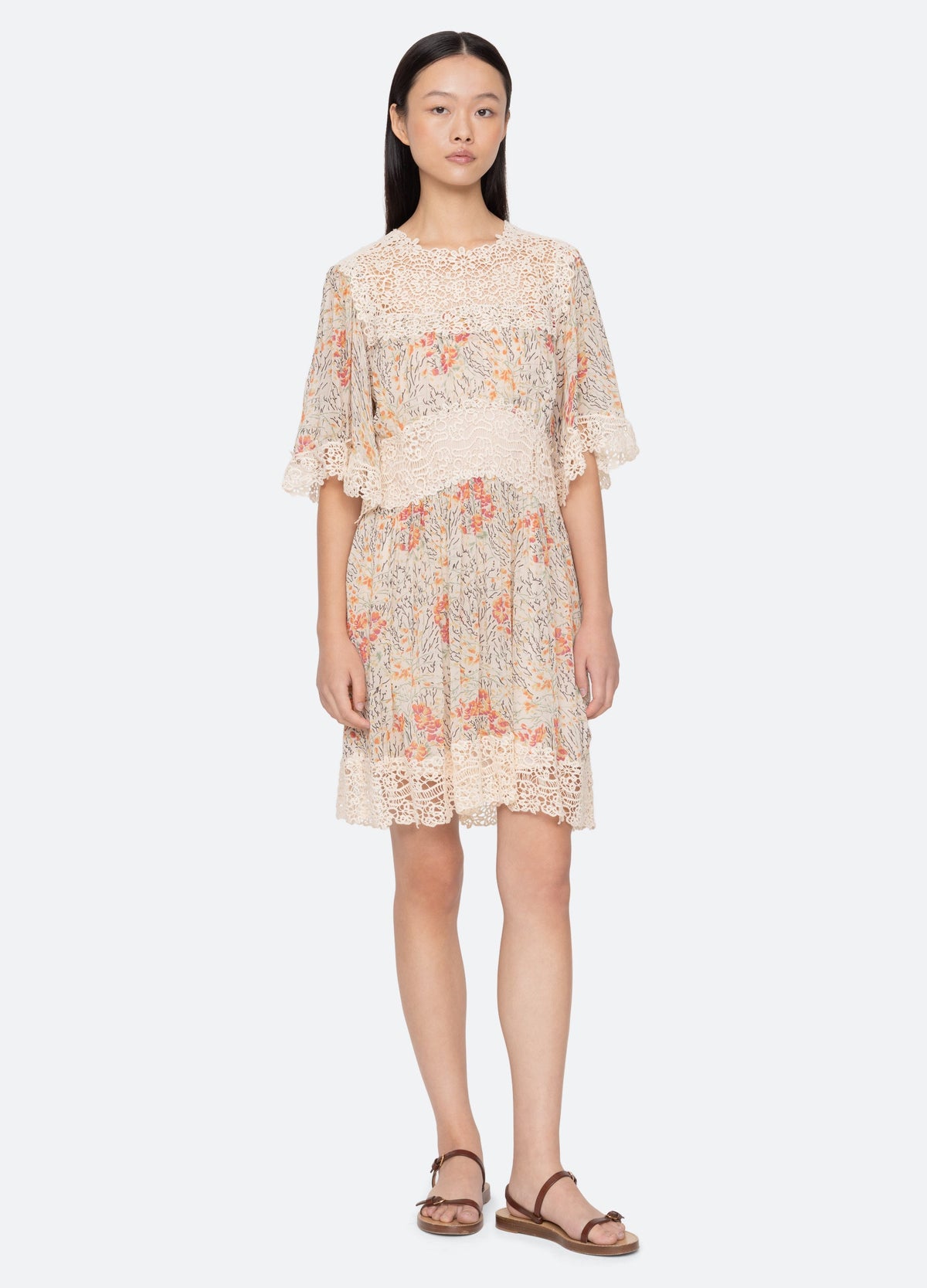 Luisa Dress Cream / Sea New York Discount
