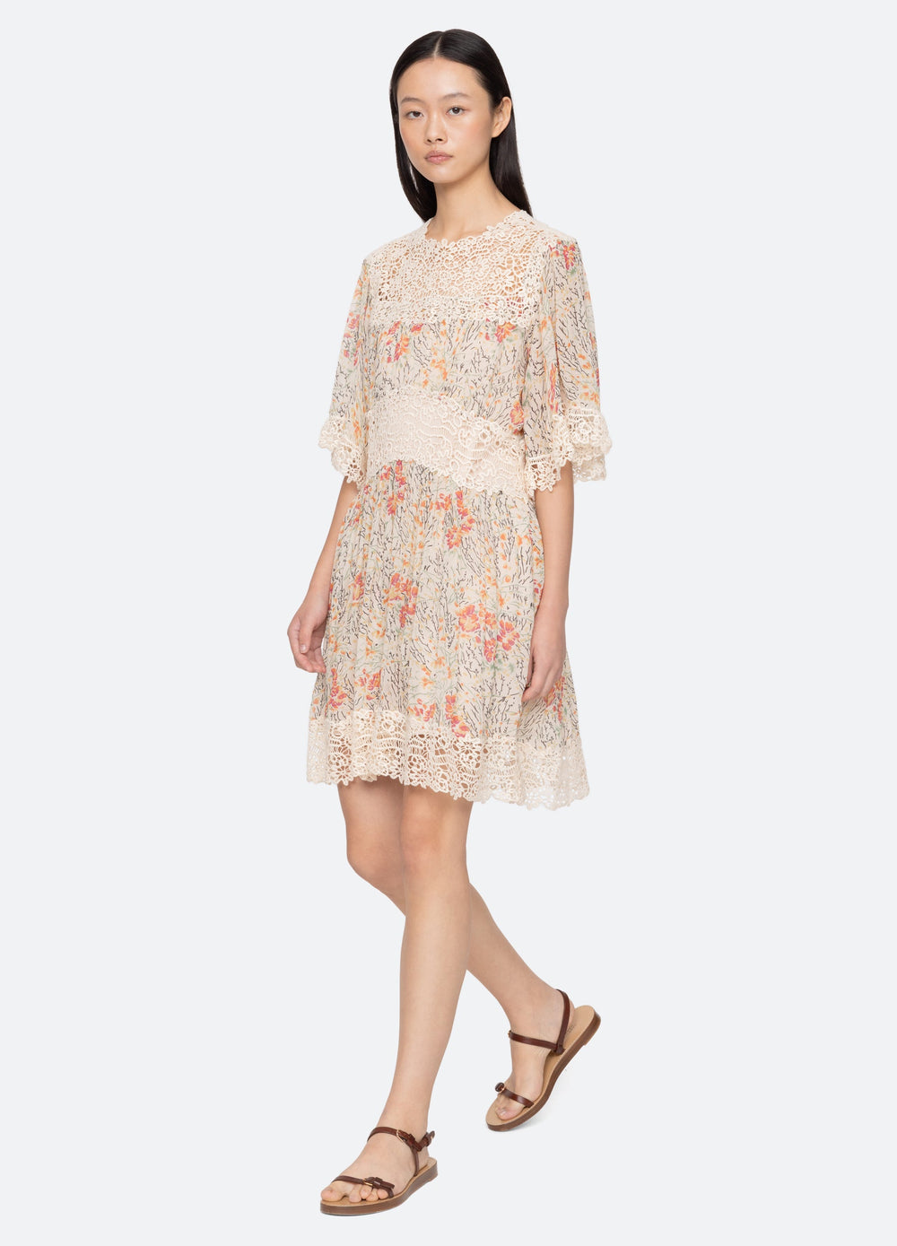 Luisa Dress Cream / Sea New York Discount